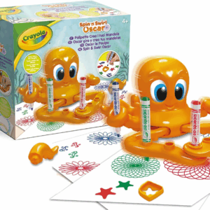 Pulpo oscar gira y crea tus mandalas crayola