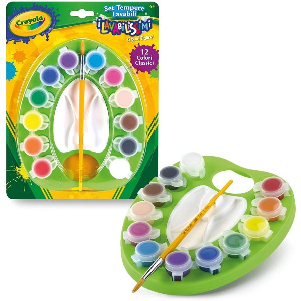 Set temperas lavables crayola