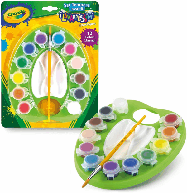 Set temperas lavables crayola