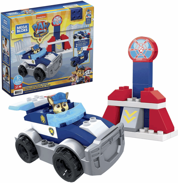 Mega Paw Patrol Auto Policia de Chase Mattel GYJ00