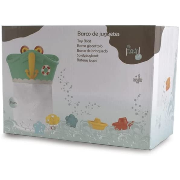 Cesta con Juguetes de Baño Tachan