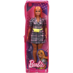 Barbie Fashionista 161 Vestido Cuadros Mattel GRB53