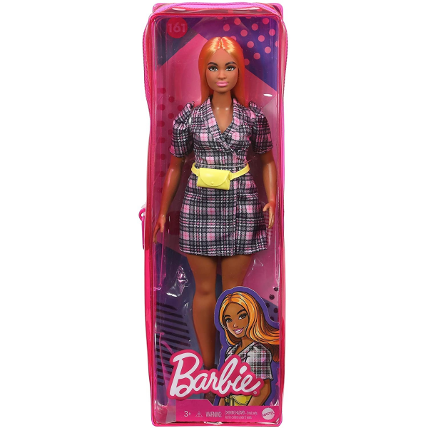 Barbie Fashionista 161 Vestido Cuadros Mattel GRB53