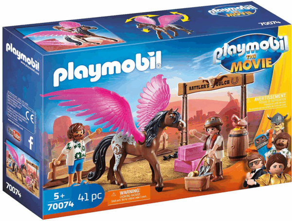 Marla, Del y caballo con alas playmobil 70074