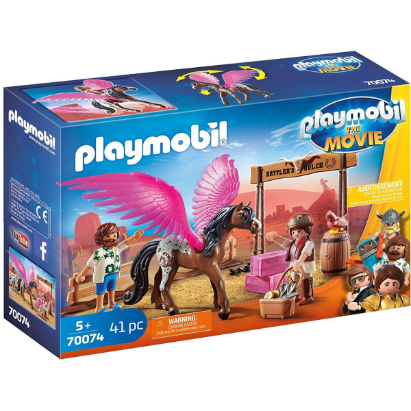 Marla, Del y caballo con alas playmobil 70074