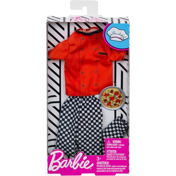 Pizzero Ropa Ken Mattel FXJ50