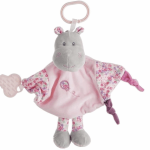 Dou-dou Hipopotamo rosa Activity 26 cm Llopis