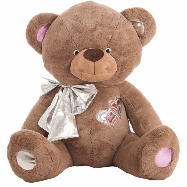 Oso Marron Lazo PLateado 32 cm LLopis