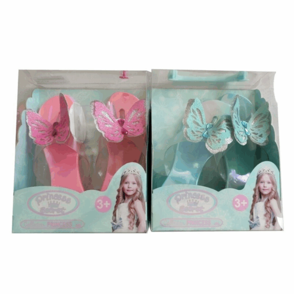 Zapatos Princesas Modelos Surtidos Azul ó Rosa Import