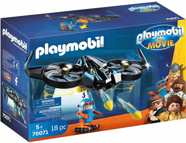 Robotitron con dron playmobil 70071