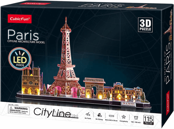 Puzzle 3D Paris Led Cubic Fun