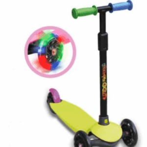 Patinete 3 ruedas con luz de neon kf-f5