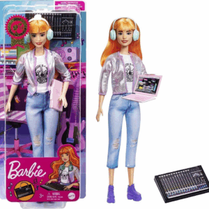 Barbie Pelo Naranja Productora de Musica Mattel GTN79