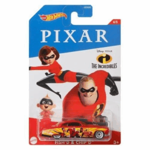 Coche Pixar Fus'd Chip'd Increibles Mattel GJV21