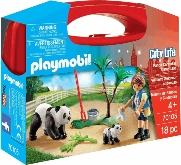 Maletin de Pandas y Cuidadora Playmobil 70105