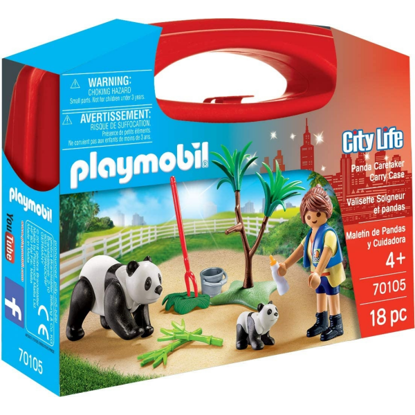 Maletin de Pandas y Cuidadora Playmobil 70105