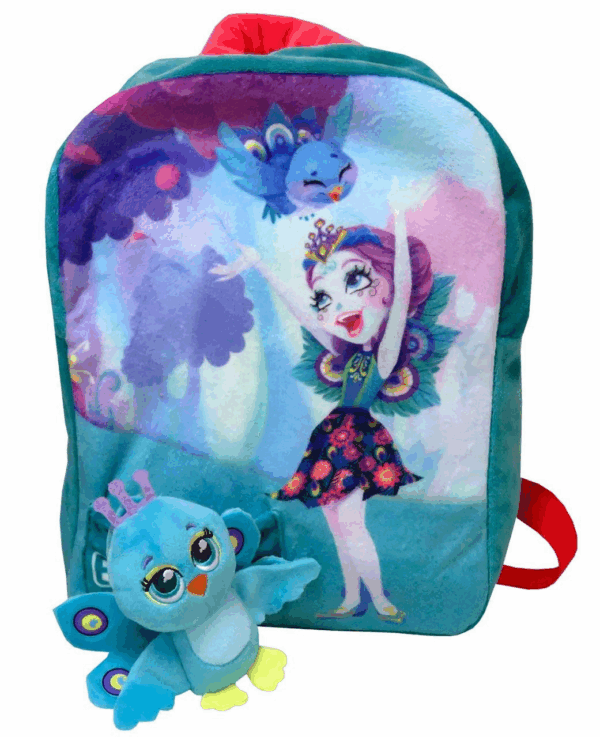 Mochila peluche enchantimals con peluche skunk