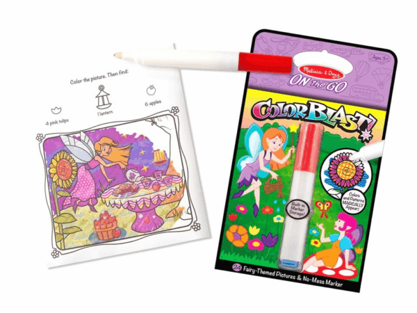 Libro de Hadas para colorear con agua Melissa & doug