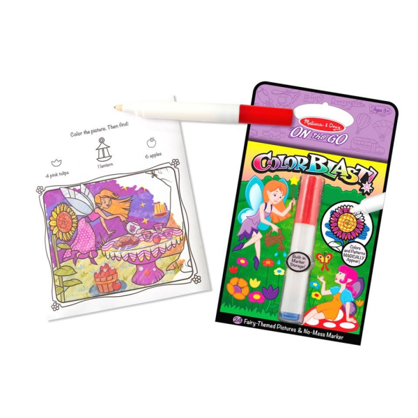 Libro de Hadas para colorear con agua Melissa & doug