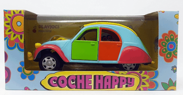 Coche Happy Citröen 2cv multicolor escala 1:43