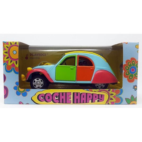 Coche Happy Citröen 2cv multicolor escala 1:43