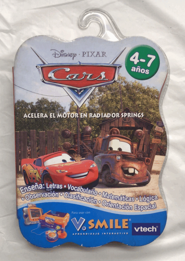 Catrucho cars para consola Vsmile Vtech
