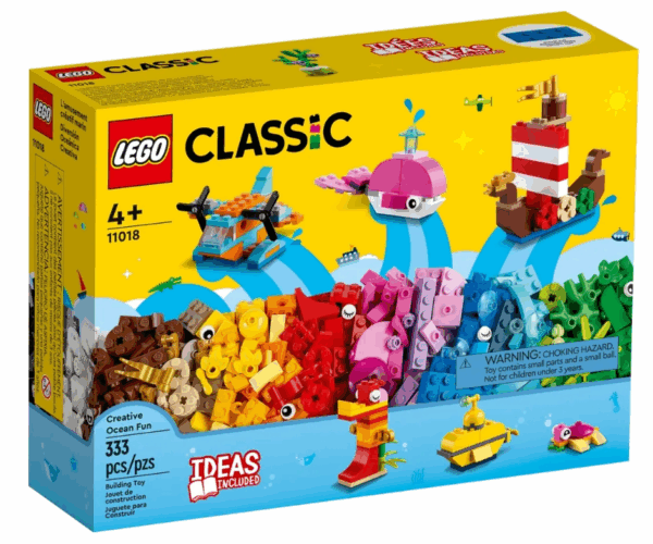 Diversión oceánica divertida Lego Classic 11018
