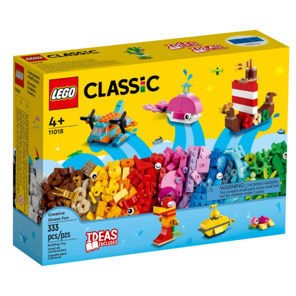Diversión oceánica divertida Lego Classic 11018