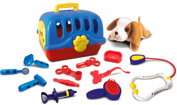 Maletin Veterinario con Peluche y 13 Accesorios Tachan