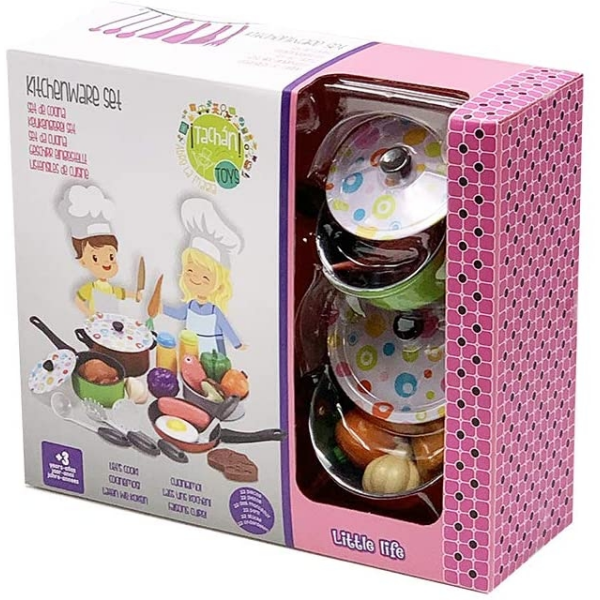 Set de Cocina Metalico Colores Tachan