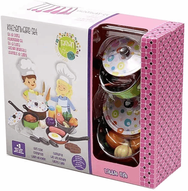 Set de Cocina Metalico Colores Tachan