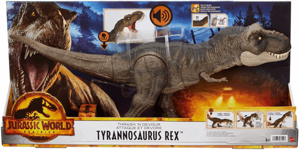 Tyrannosaurus Rex Destroza y Devora Jurassic World Mattel HDY55
