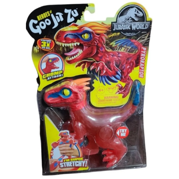 Pyroraptor Figura Goo Jit Zu Jurassic World 41305