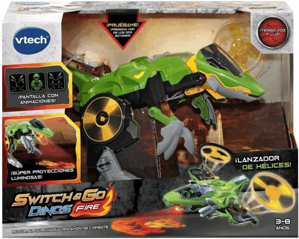 Switch Go Dinos Rotor Tericinosaurio Vtech