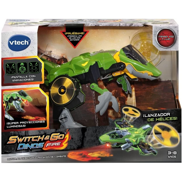 Switch Go Dinos Rotor Tericinosaurio Vtech