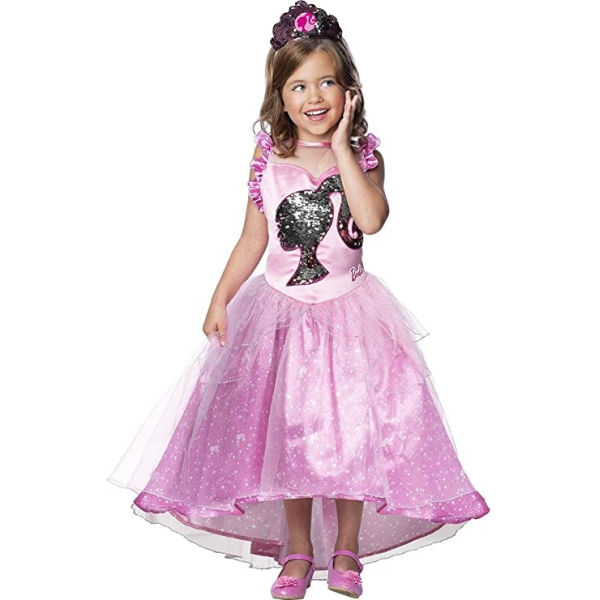 Disfraz Barbie Princesa Talla S 3 a 4 años Rubies