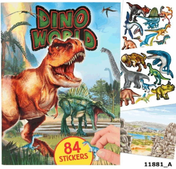 Dino World Pegatinas en Relieve 11881 Depeche