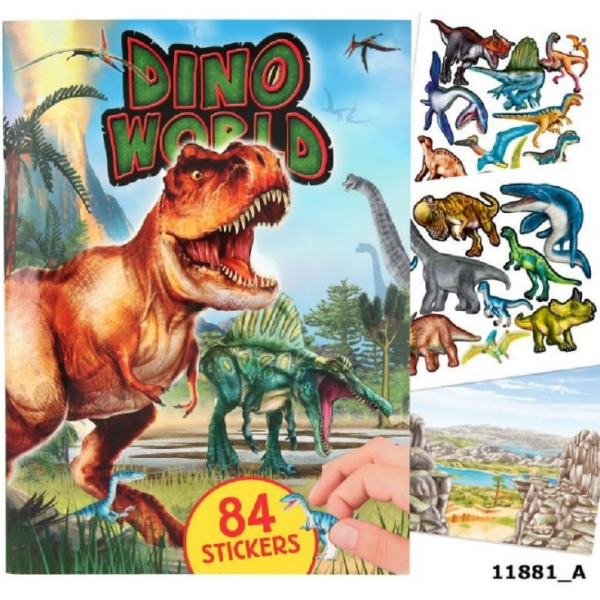 Dino World Pegatinas en Relieve 11881 Depeche