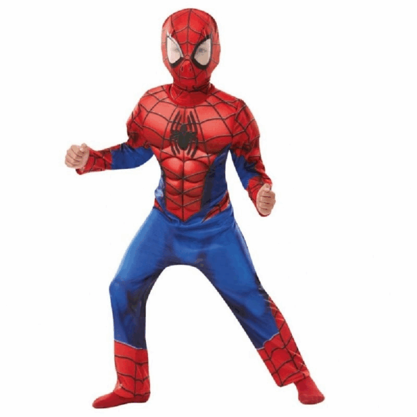 Disfraz Spiderman Deluxe Talla M 5-6 años Rubies
