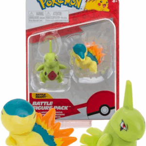 Larvitar + Cyndaquil Pokemon Pack 2 Figuras