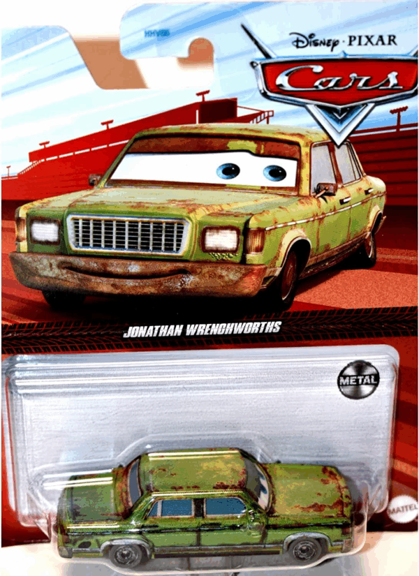 Cars Jonathan Wrenchworths 1:55 Mattel HFB56