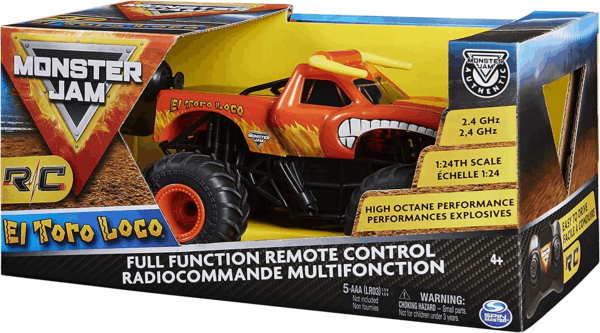Vehiculo Toro Loco r/c Monster Jam 1:24 Spin Master