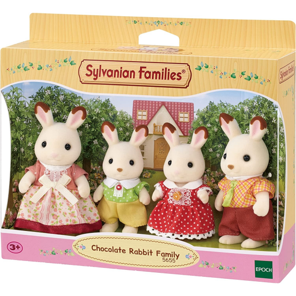 Familia Conejos Chocolate Sylvanian