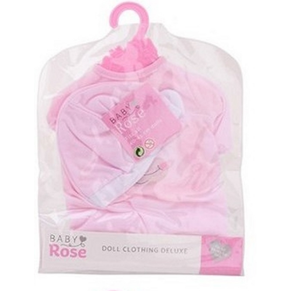 Pijama Rosa para Muñecas de 40-45 cm