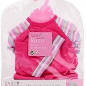 Ropita Rosa y Rayas para Muñeca de 40-45 cm