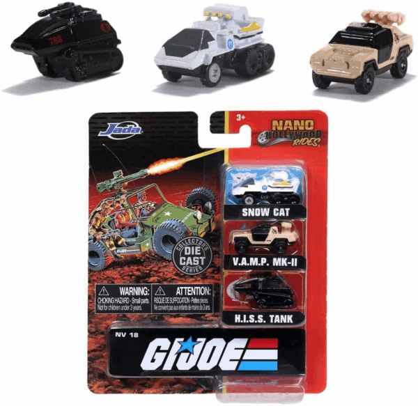Gijoe Pack 3 Nano Vehiculo Hasbro