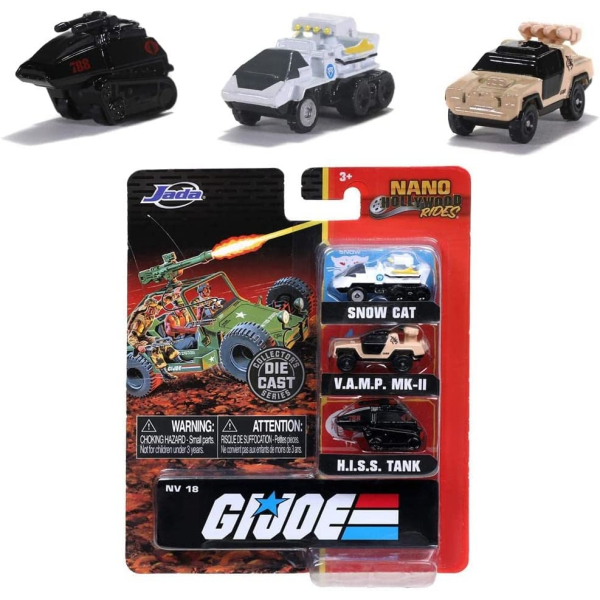 Gijoe Pack 3 Nano Vehiculo Hasbro