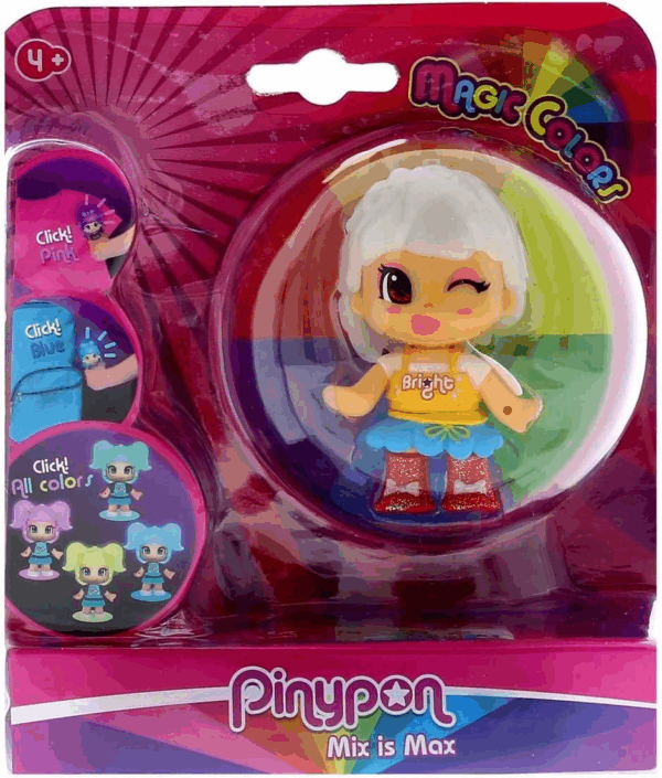 Pinypon Magic Colors Camiseta Amarilla Famosa