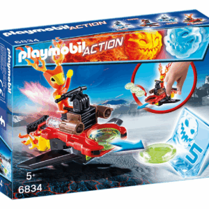 Robot de fuego con lanzador playmobil 6834