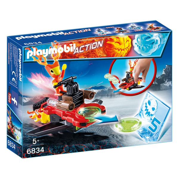 Robot de fuego con lanzador playmobil 6834